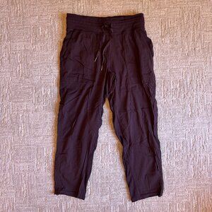 Lululemon Dance Studio Mid-Rise Cropped Pant - Maroon - Size 6